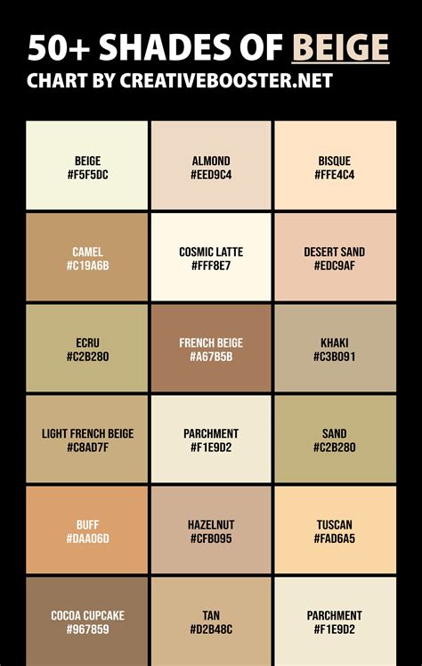 Beige Color: Hex Code, Palettes & Meaning .